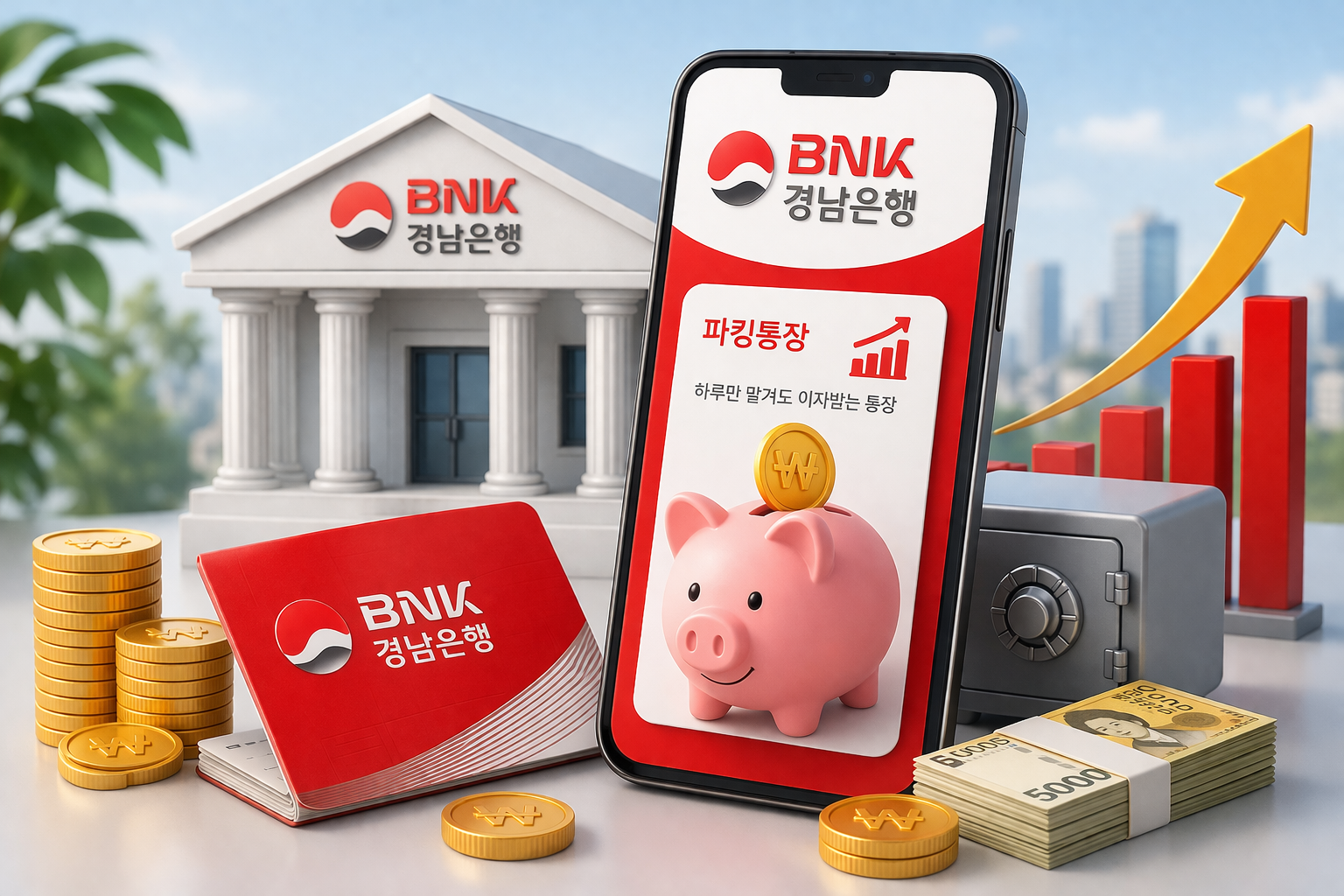 경남은행 BNK 파킹통장 가입방법 총정리|금리 3% 조건·개설 꿀팁까지 완벽정리 관련 사진