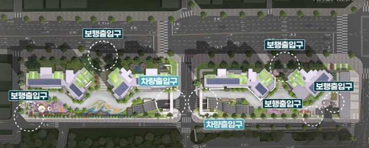 래미안 레벤투스 출입구