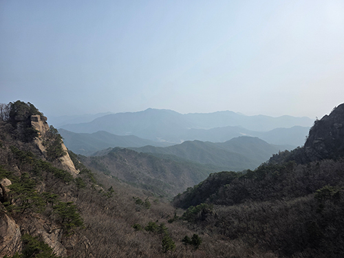 속리산 문장대 최단코스 등산