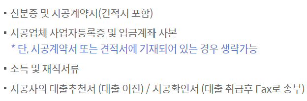 신한은행 인테리어대출