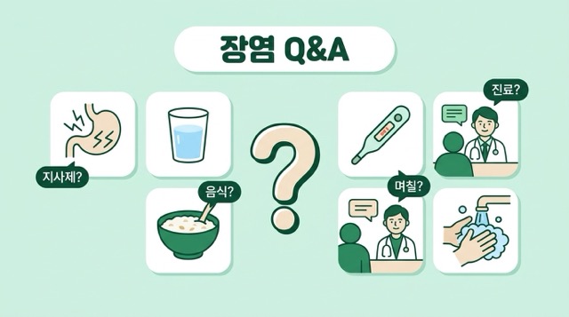 장염 자주 묻는 질문 이미지