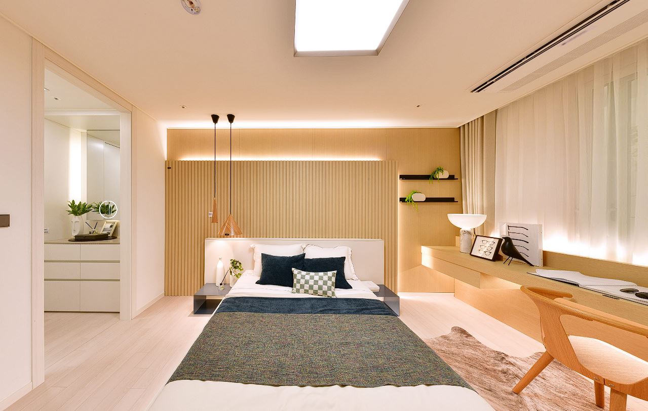 메이플 자이 평면도, 모델하우스