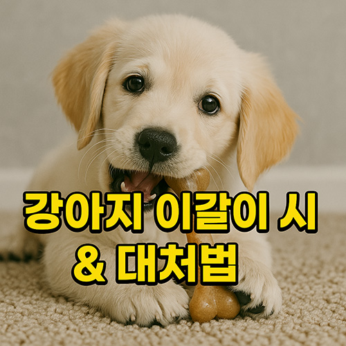 강아지-이갈이-시기&amp;대처법