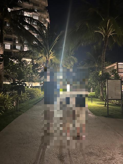 나트랑 알마 리조트 저녁 산책길