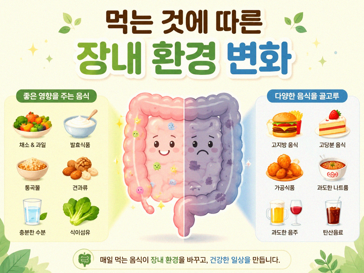 내 몸무게, 장 속에 사는 친구들 때문일까?
