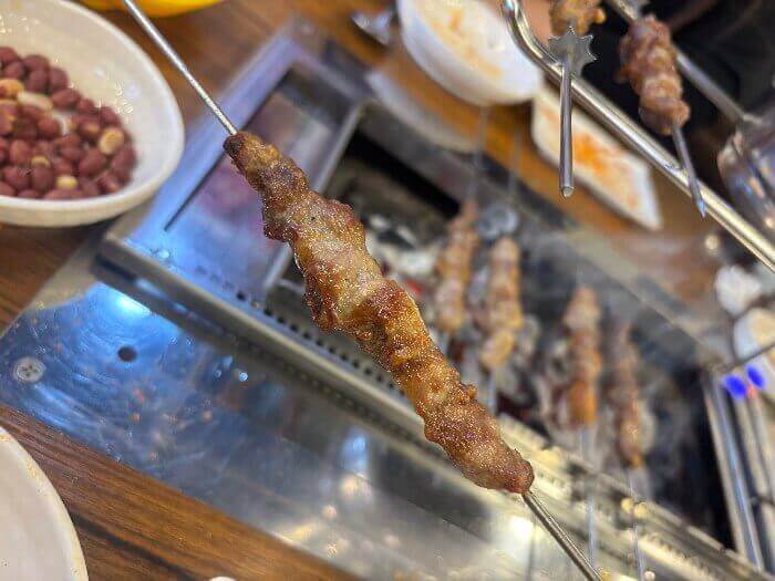 익은 양갈비살