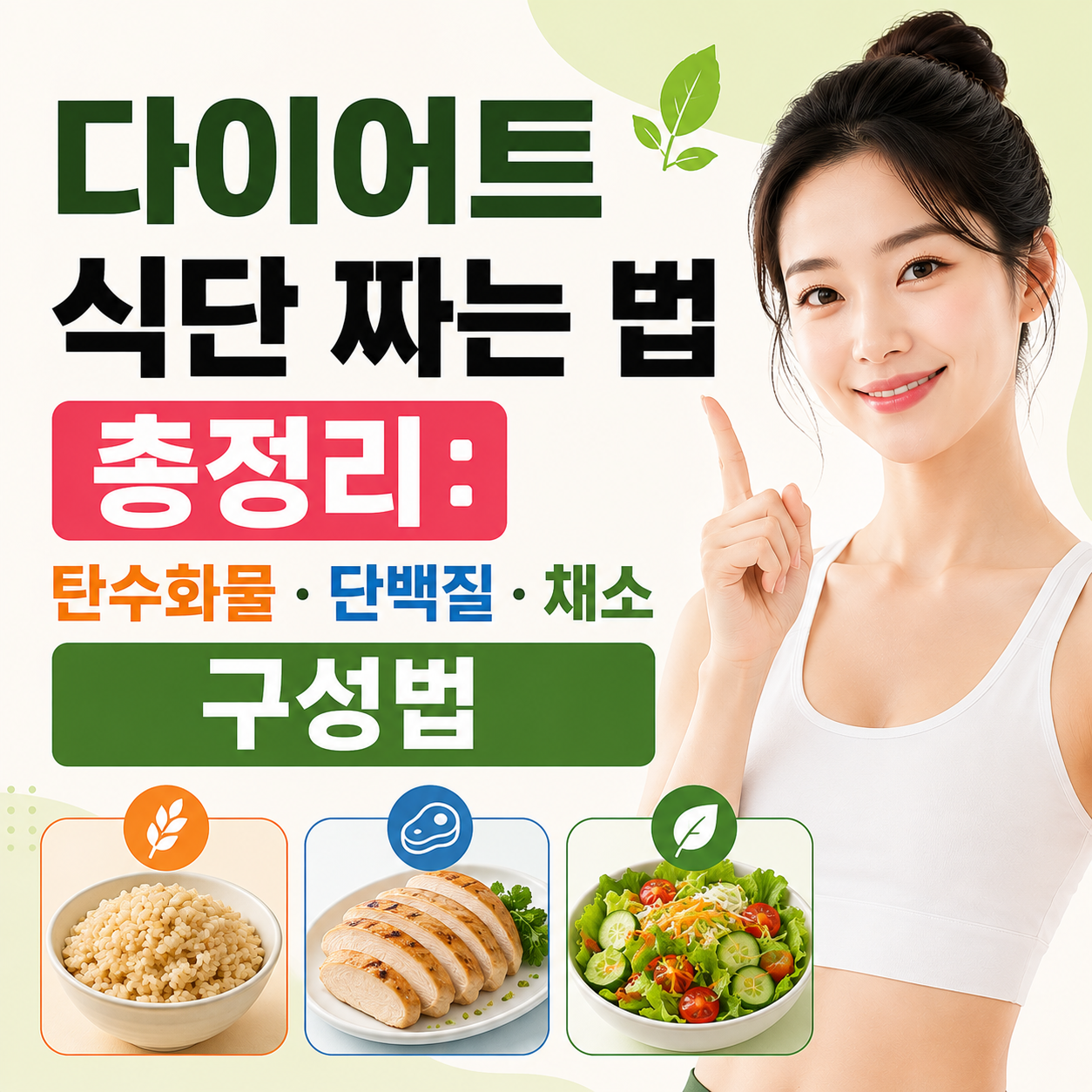 다이어트 식단 짜는 법