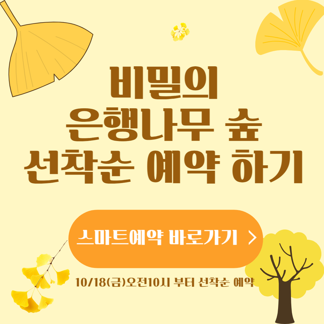 용인 에버랜드 비밀의 은행나무 숲 산책, 스마트 예약 및 제휴 카드 할인 방법