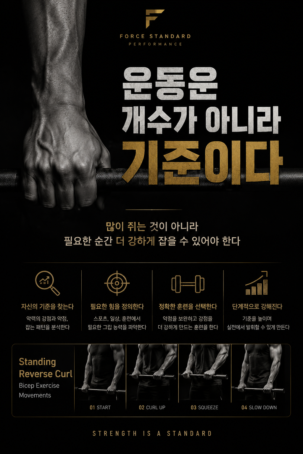 운동은 개수가 아니라 기준이다