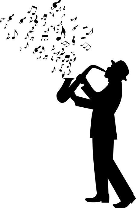 saxophone play