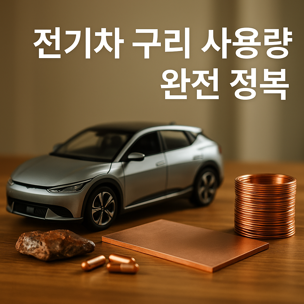 전기차 구리 사용량 완전 정복: 핵심 데이터와 미래 전망 관련 이미지