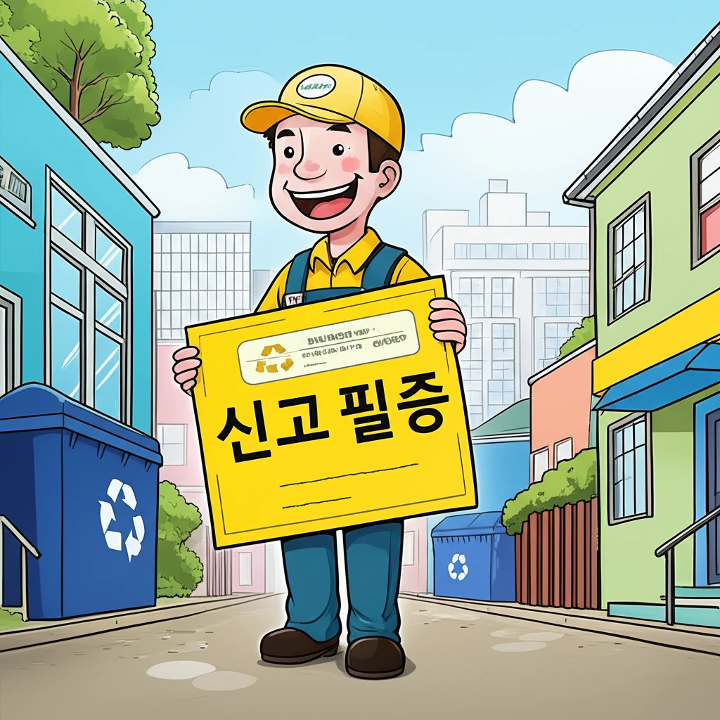 대구 중구 대형폐기물, 스티커 NO!..