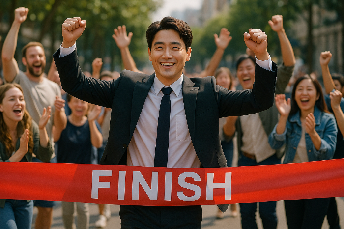 마라톤 결승점