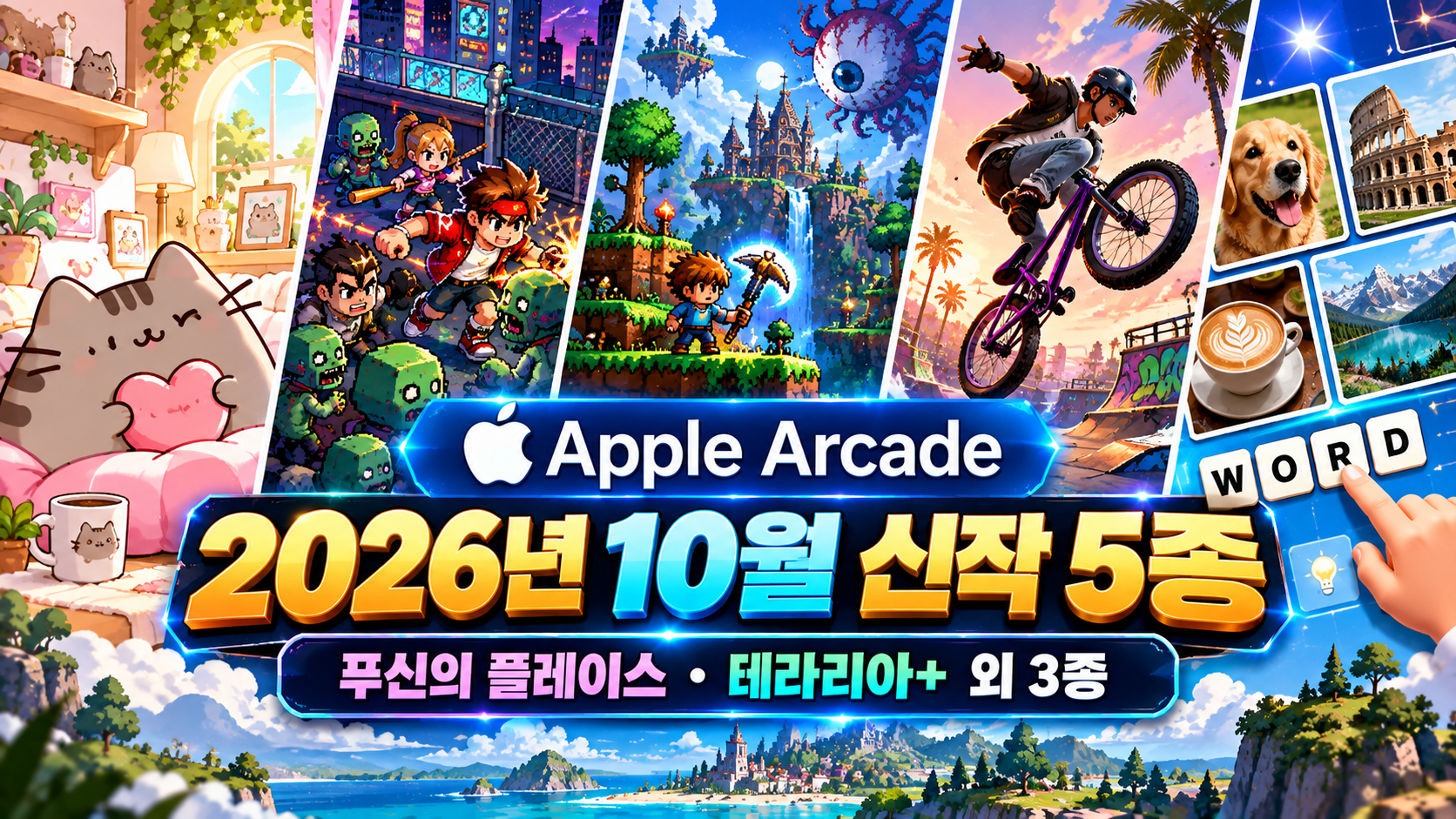 애플 아케이드 2026년 10월 신작 5종