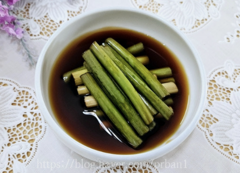 마늘쫑장아찌 만드는 법