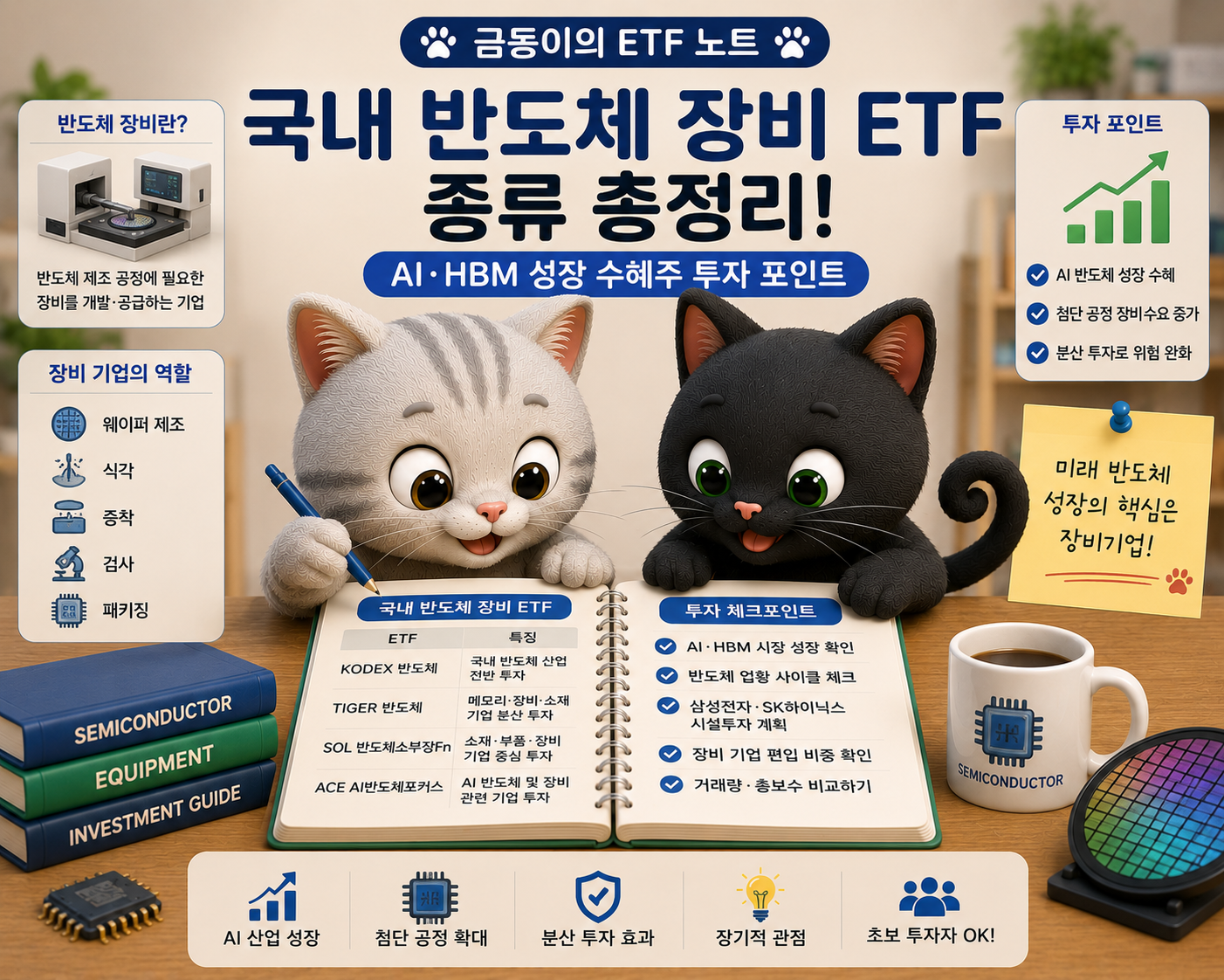 국내 주식ETF 반도체 장비 관련 내용