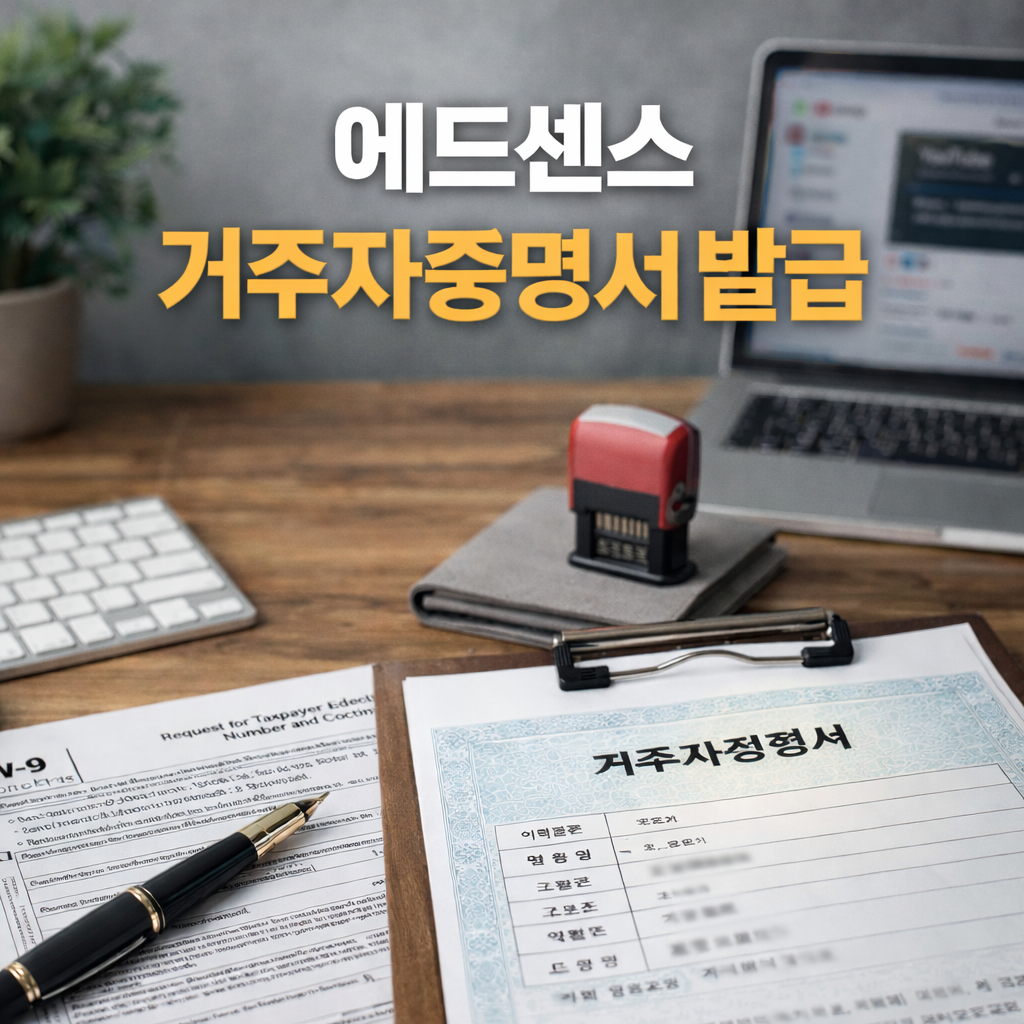 티스토리 에드센스 거주자증명서 발급