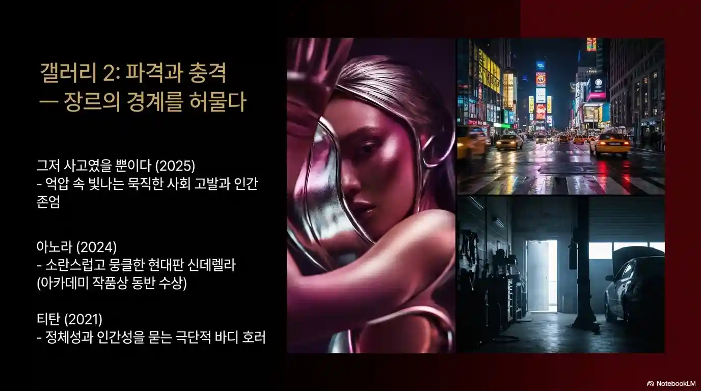 칸 영화제 황금종려상 수상작의 관람 포인트