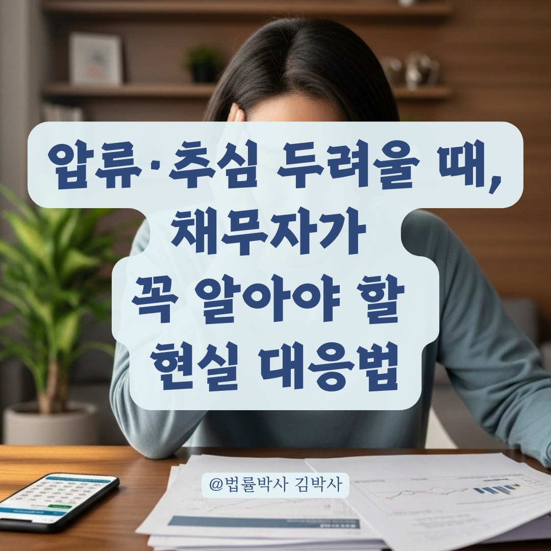 계좌 압류·전화 독촉 외에 가능한 채권추심 수단과 현실 대응법 안내.