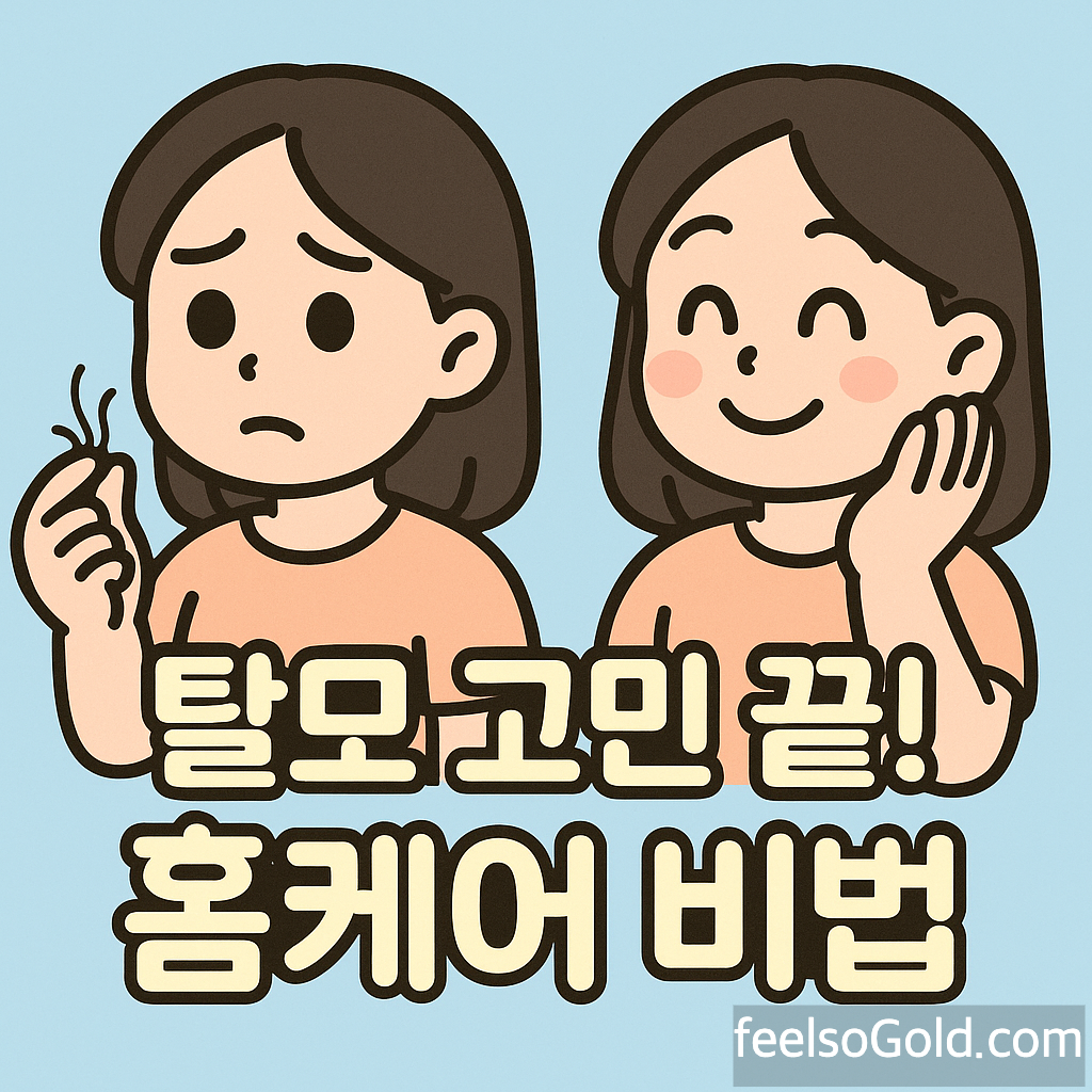 탈모 걱정, 집에서 해결! 두피 타입별 맞춤 케어 비법 공개!