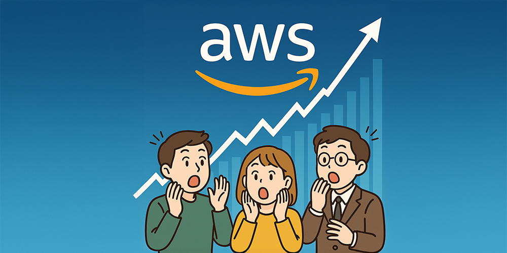 아마존 급등에 놀란 사람들