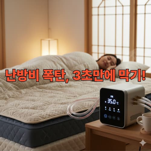 난방비 폭탄 OUT! 외국인 온돌 마스터 가이드: 보일러 설정 &amp; 5대 절약 꿀팁 (온수매트, 에어캡)