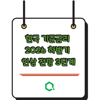 한국 기준금리 2026 하반기 인상 전망 3단계