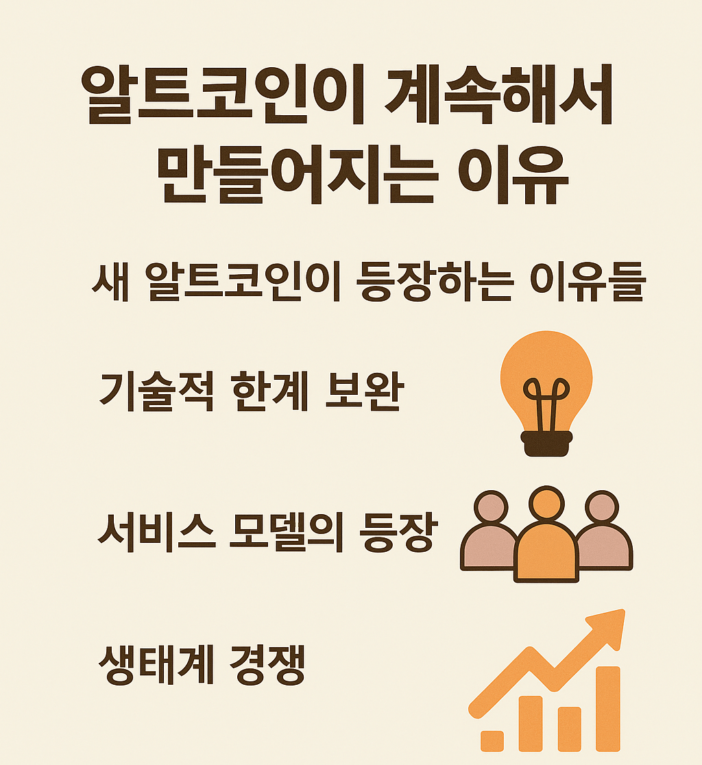 알트코인이 계속해서 만들어지는 이유