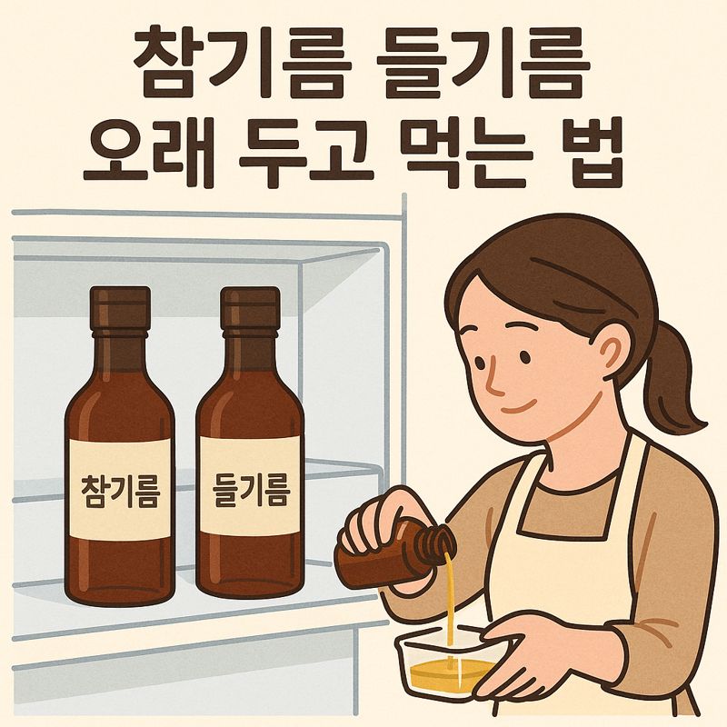 참기름 들기름 보관법