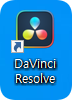 다빈치 리졸브 프로그램의 바탕화면 아이콘
