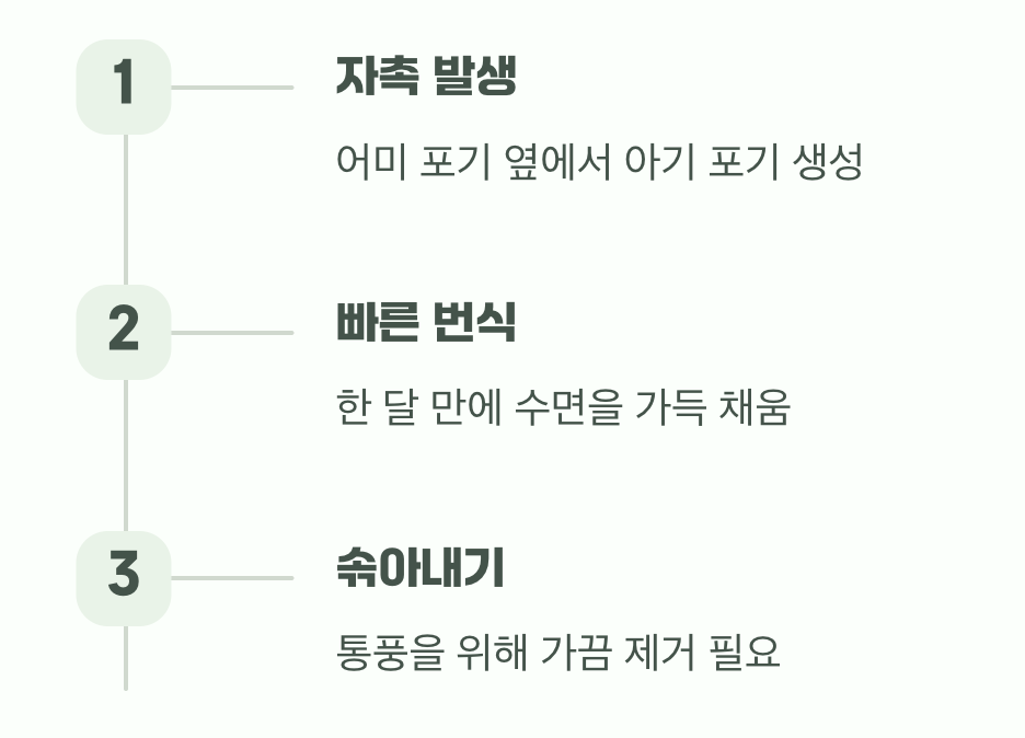 폭발적인 번식력, 그리고 월동 관리