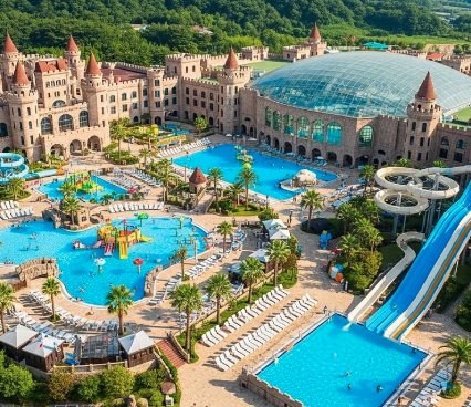 의정부 장암아일랜드캐슬 워터파크 재개장 실내외 시설 전경