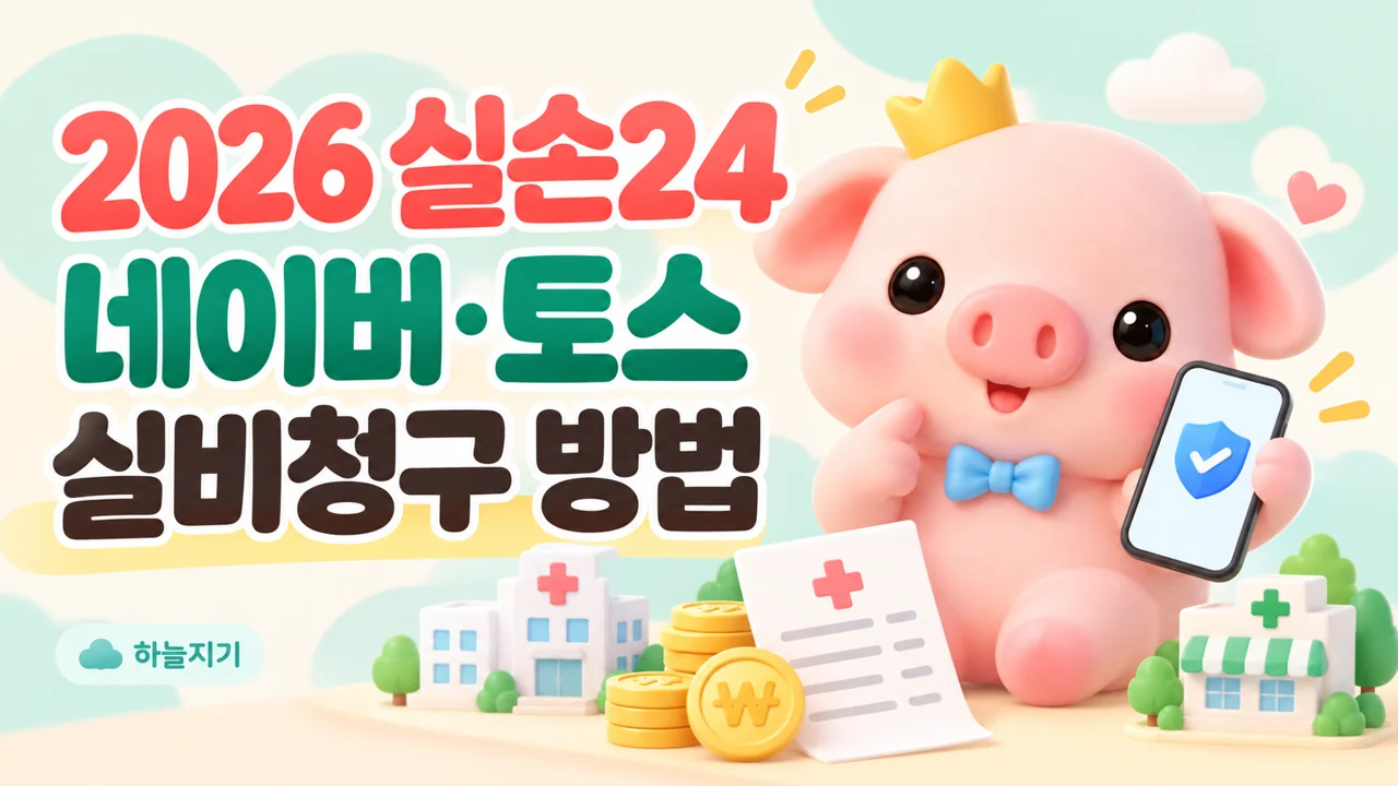 2026 실손24 네이버·토스 실비청구 방법을 안내하는 소소피그