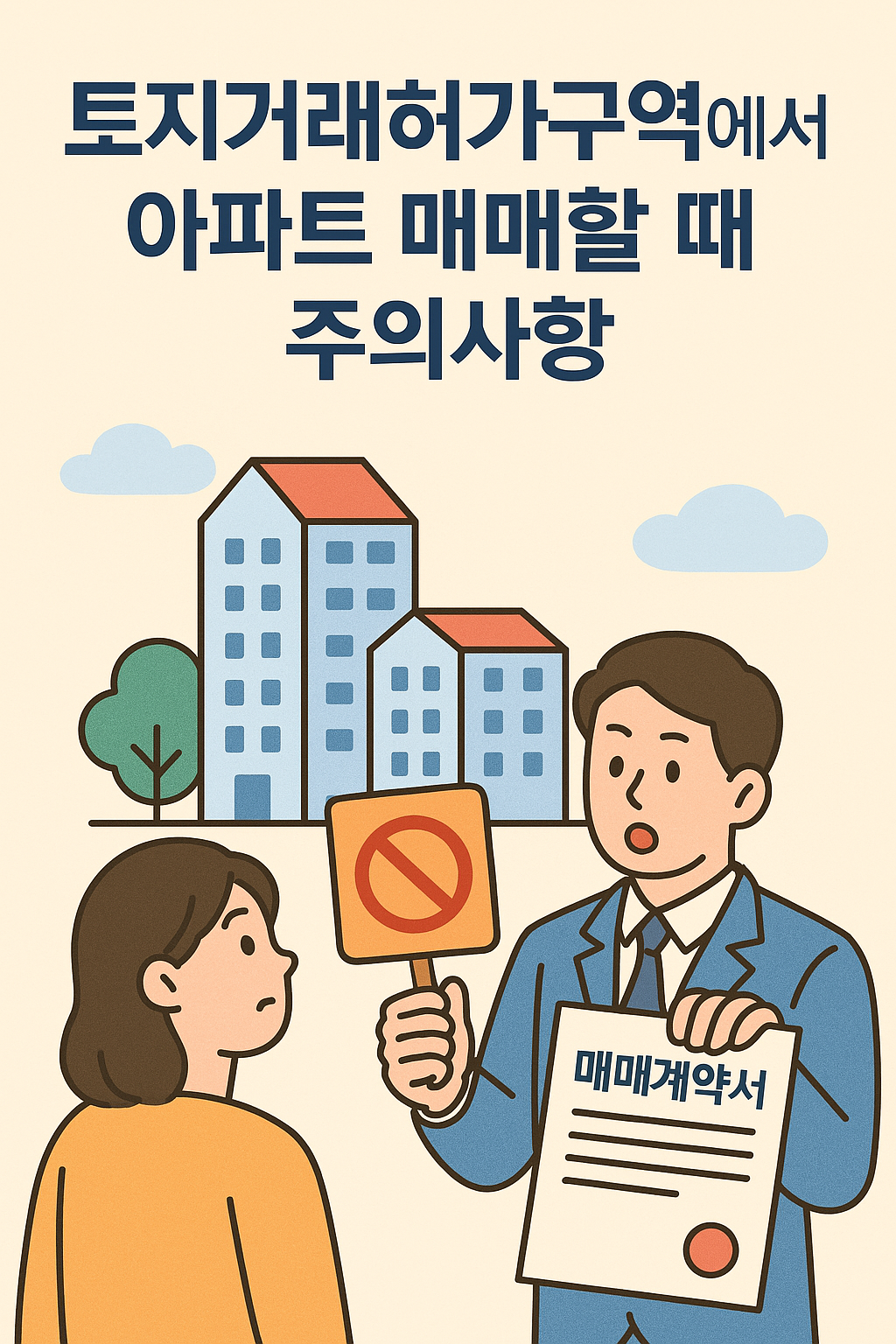 토지거래허가구역 아파트 매매시 주의사항에 대한 글 썸네일 이미지