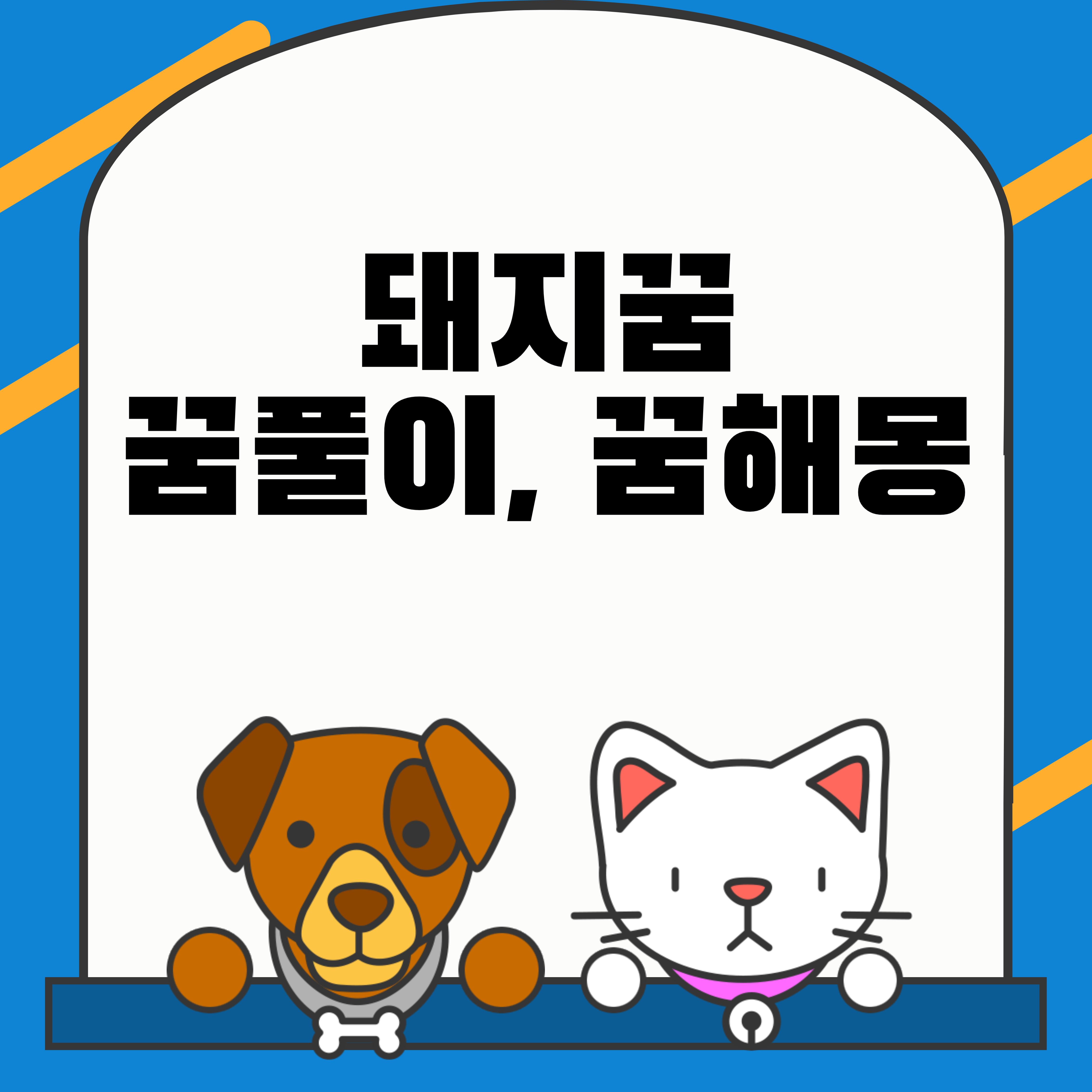 돼지꿈 꿈해몽