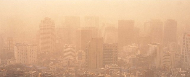 2025년 황사 완전정리-황사로 뒤덥힌 도시