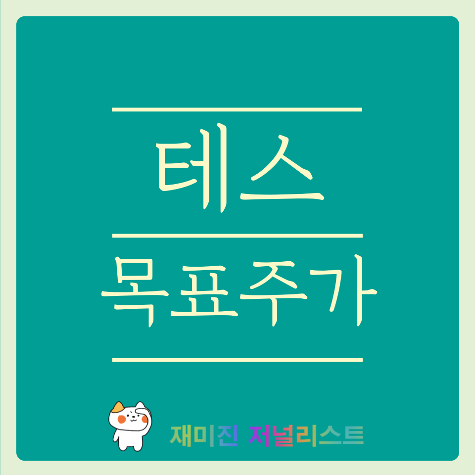 테스 주가전망