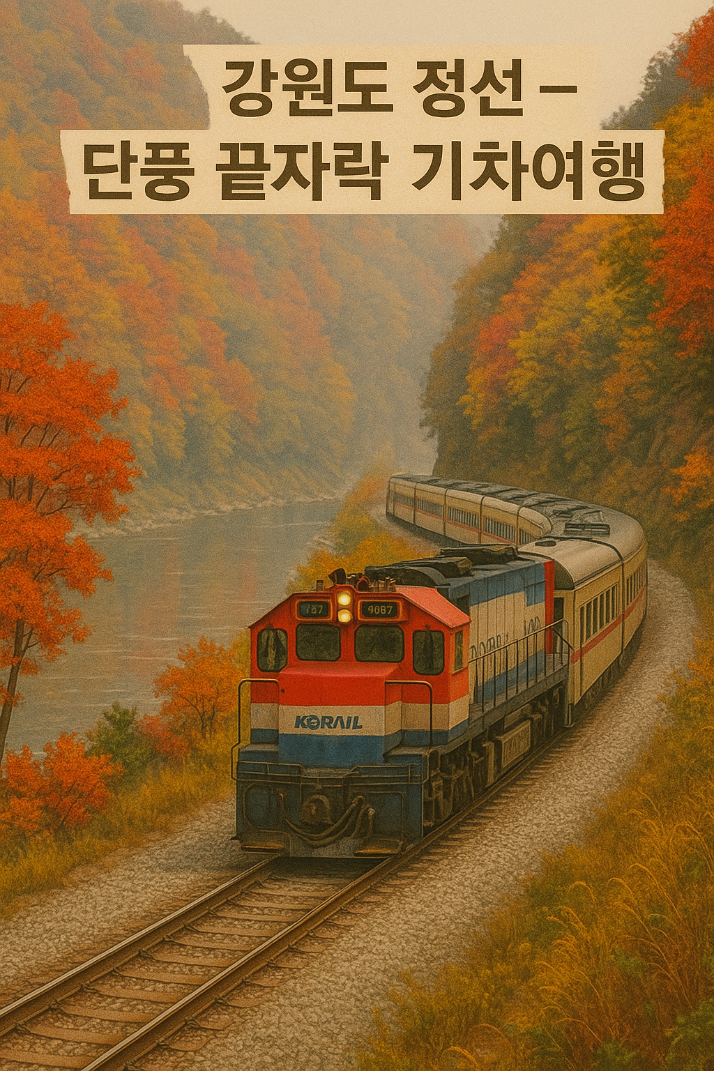 강원도 정선 &ndash; 단풍 끝자락 기차여행