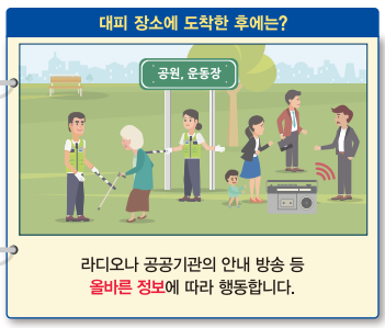 지진 발생시 단계별 대피요령