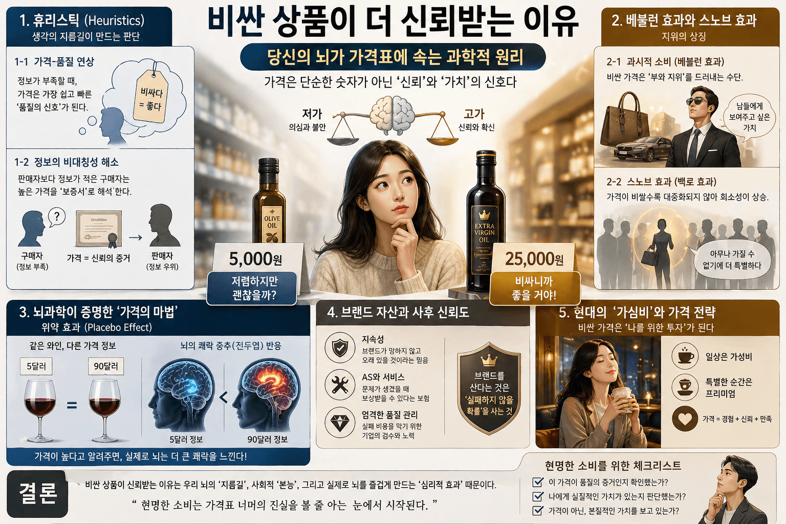 비싼 게 더 좋아 보이는 이유, 뇌가 속고 있다