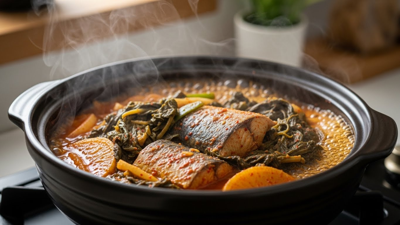 김대석 셰프의 비법! 구수한 무청 고등어 조림 황금 레시피