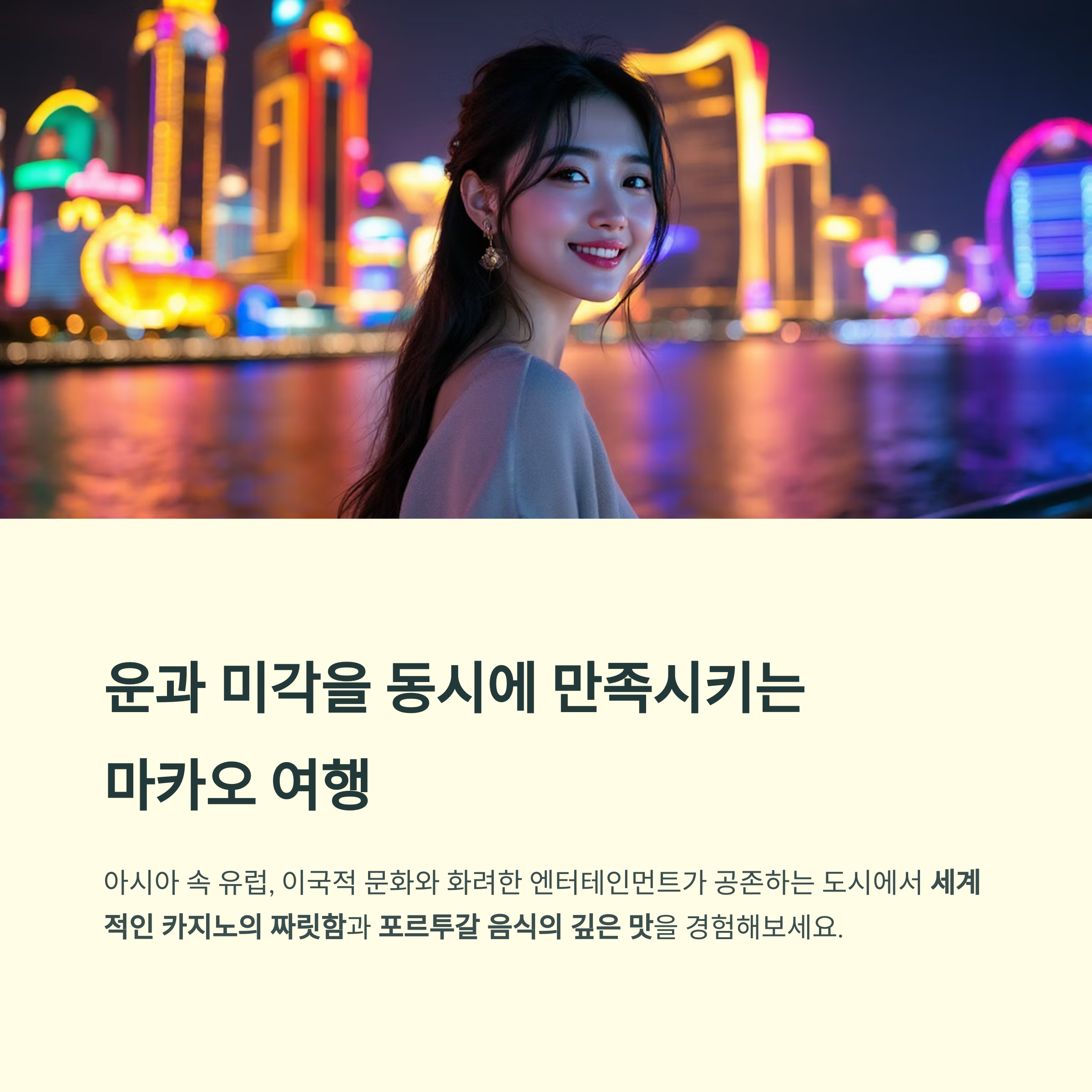마카오에서 즐기는 카지노 체