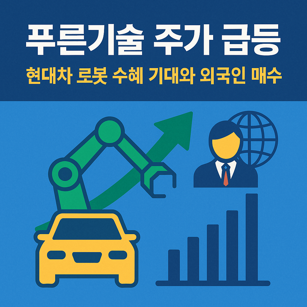 푸른기술주가급등