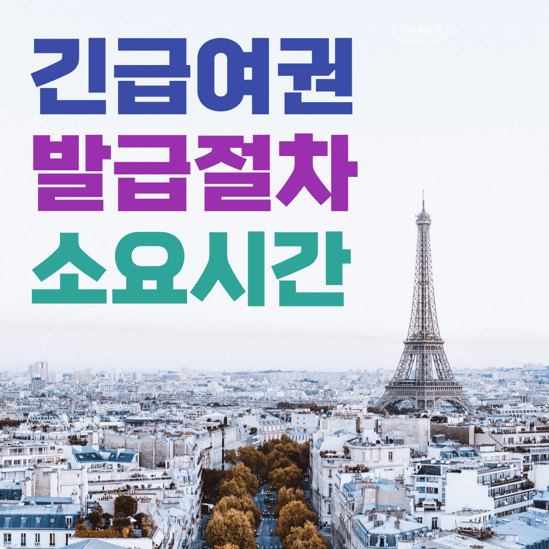 긴급여권 발급절차