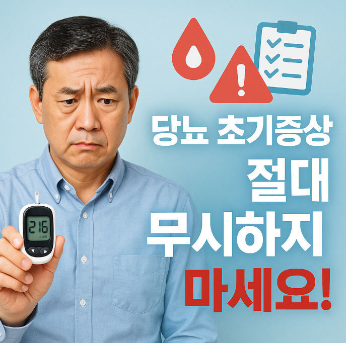당뇨 초기증상과 전단계 혈당 관리