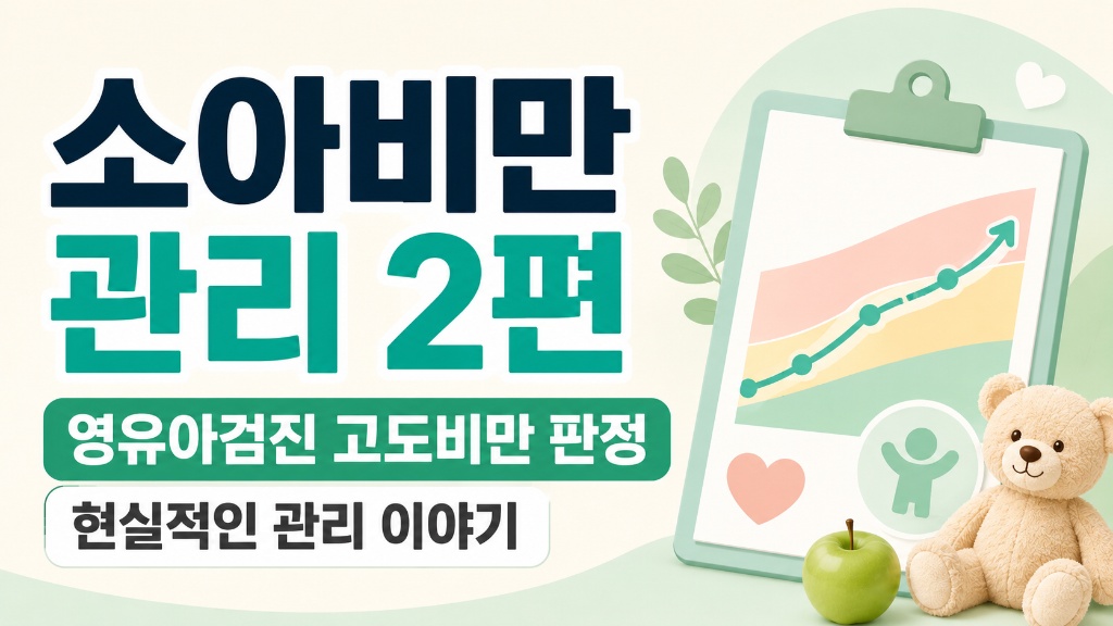 소아비만 관리 2편 영유아검진 고도비만 판정과 현실적인 관리 이야기 썸네일