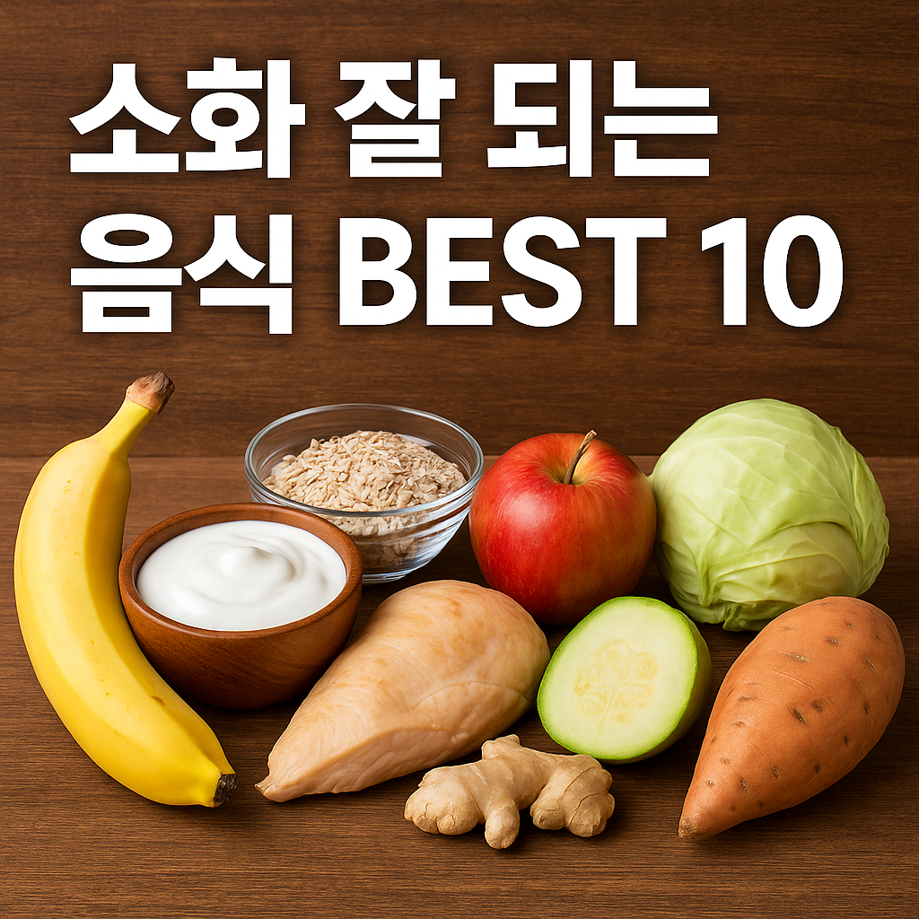 소화 잘 되는 음식 BEST 10