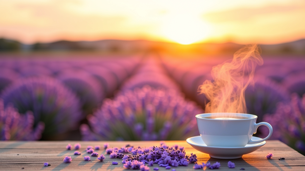 라벤더 차로 두통 완화