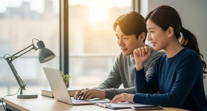 연말정산하는 부부