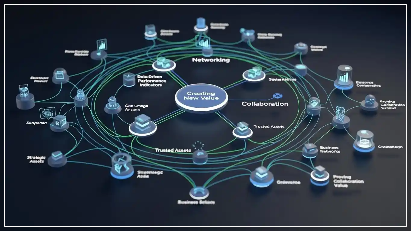 <img src="networking_collaboration_creating_new_value.webp" alt="네트워킹과 협업 전략으로 인맥을 신뢰 자산으로 바꾸며 데이터 기반 성과 지표로 협업 가치를 증명하는 과정 이미지 입니다">